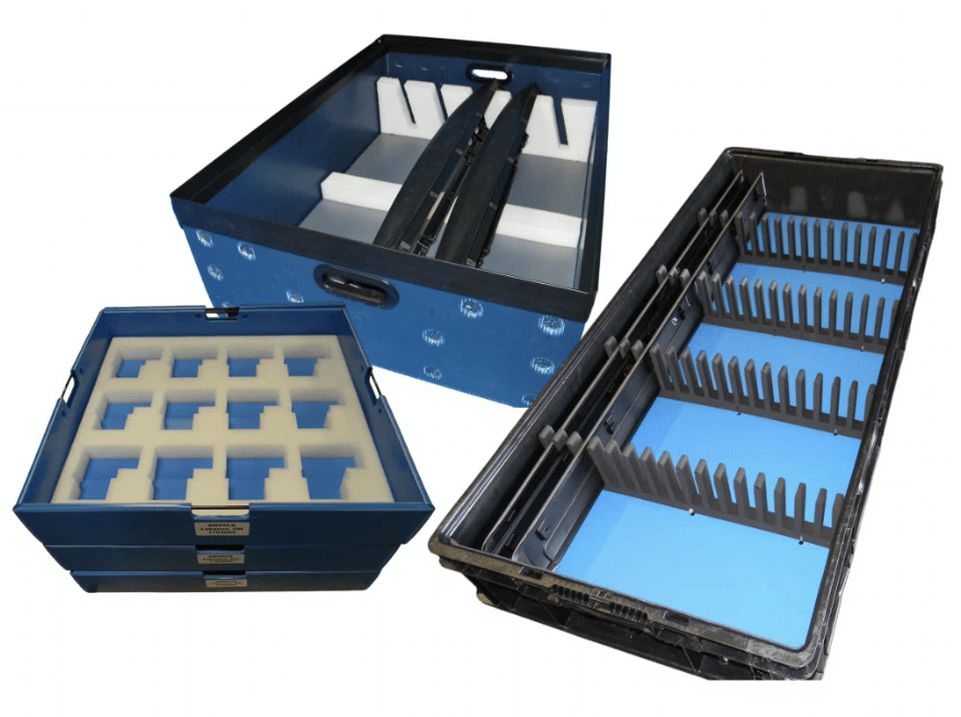 Versatile organization boxes and dividers for efficient storage solutions.